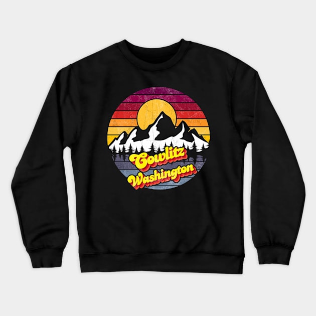 Cowlitz Washington Crewneck Sweatshirt by Jennifer